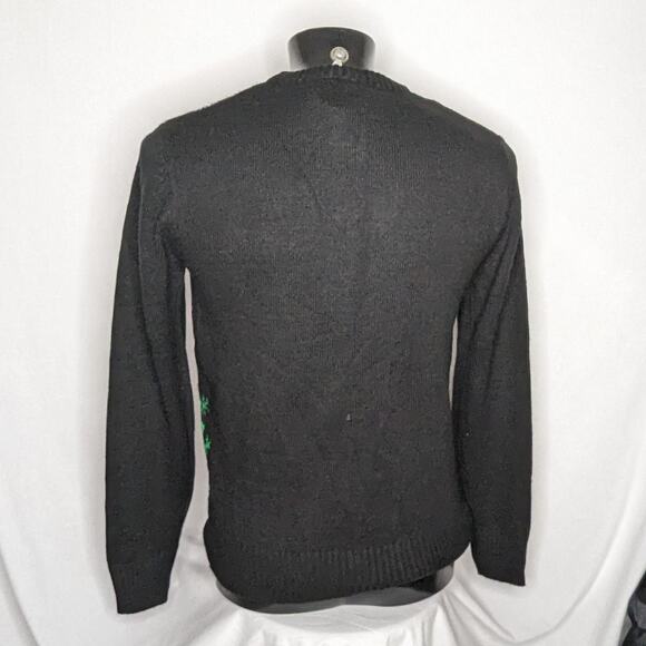 Star Wars Men's Pullover Sweater - Xmas Sweater Black Medium - Picture 3 of 4